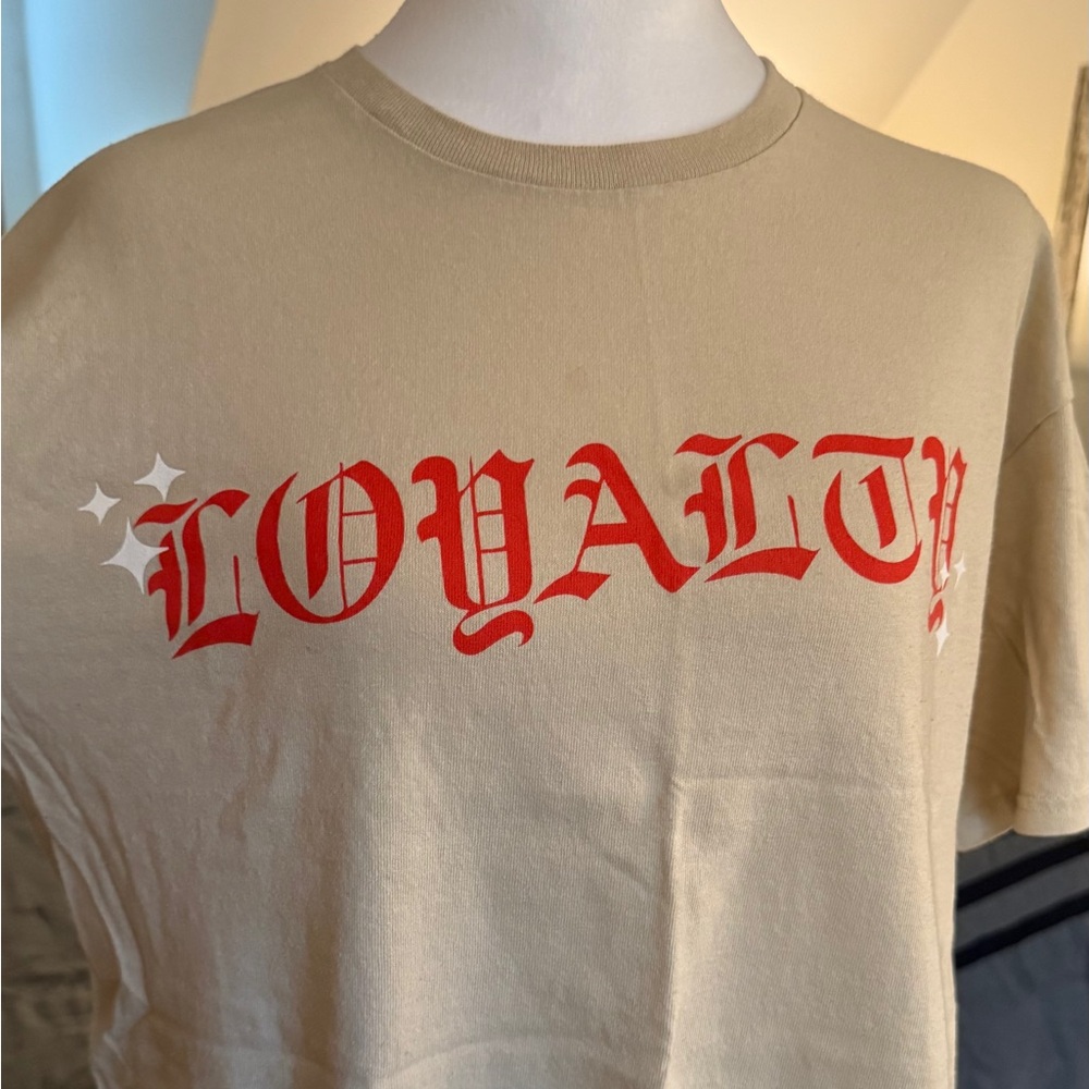 Loyalty Beige T-Shirt for women - Picture 2 of 8